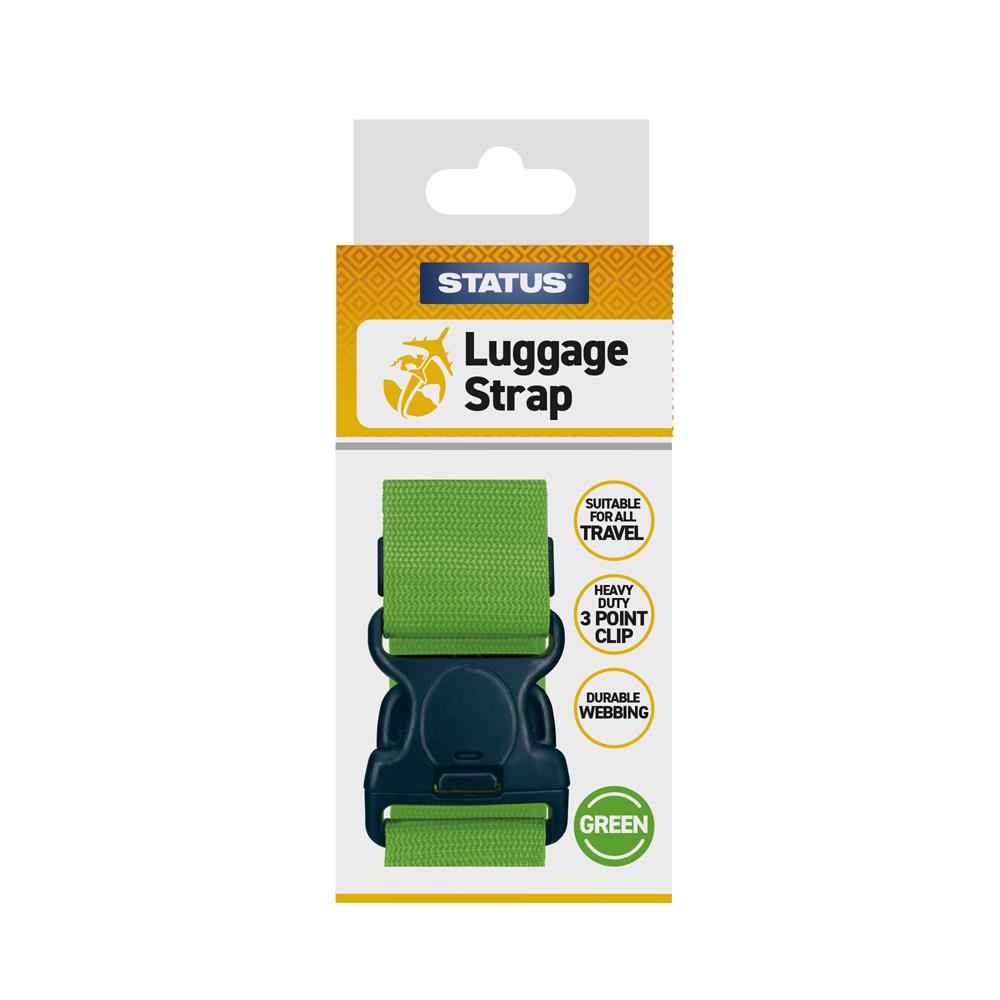 Status Green Luggage Strap (without lock)  98cm Status Green Luggage Strap (without lock)  98cm